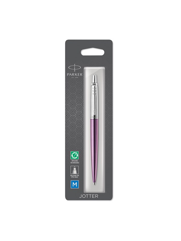 Parker Jotter Ballpoint Pen | Victoria Violet | Medium Point Blue Ink