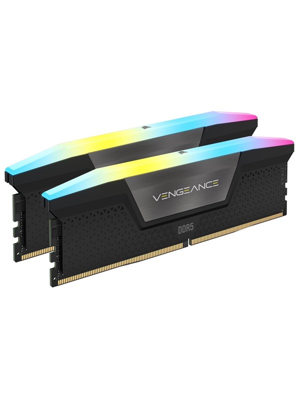 Corsair Vengeance RGB DDR5-5200 - 48GB - CL38 - Dual Channel (2 pcs) - Intel XMP - Musta RGB