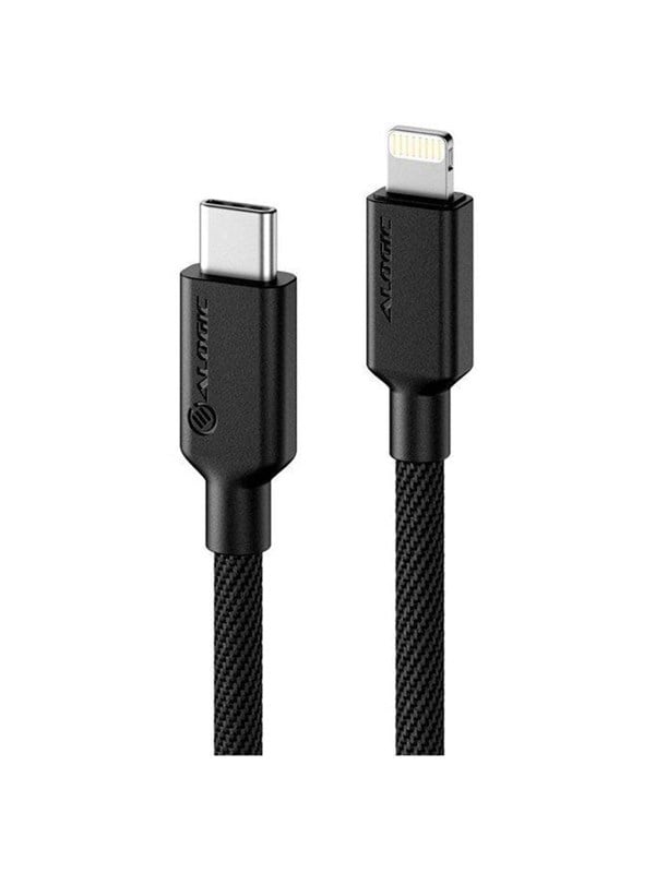 ALOGIC Elements PRO USB-C to Lightning cable 1m - Musta