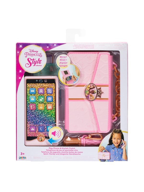 Jakks Disney Princess Style Collection Play Phone & Stylish Clutch