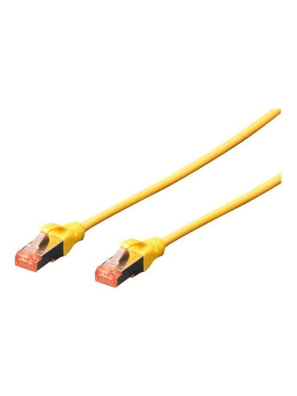 DIGITUS Professional patch cable - 5 m - yellow - Keltainen - 5m