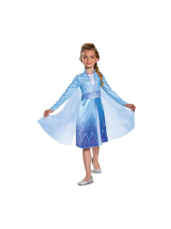 Jakks Naamio - Perinteinen puku - Elsa matkustuspuku (128 cm)