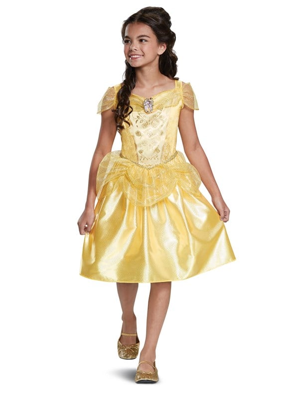 Jakks Naamio - Klassinen puku - Belle (128 cm)