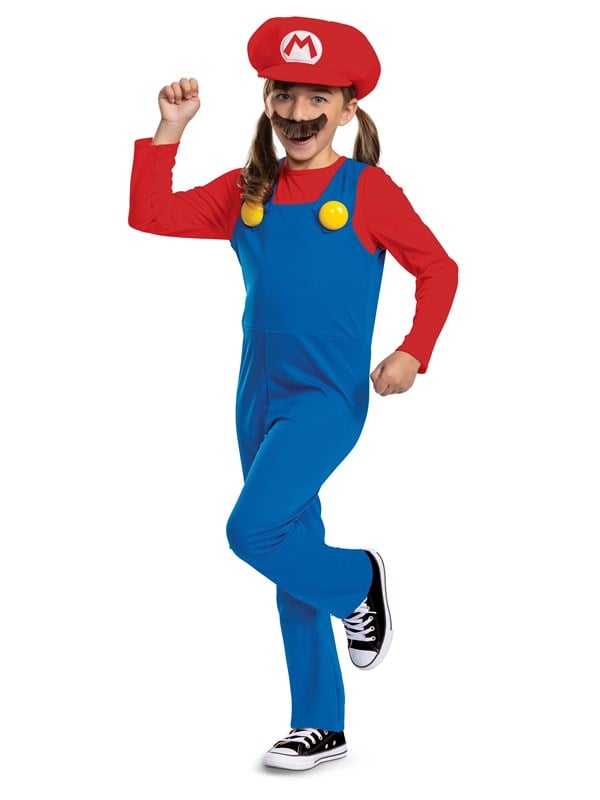 Jakks Naamio - Super Mario -asu - Mario (116 cm)