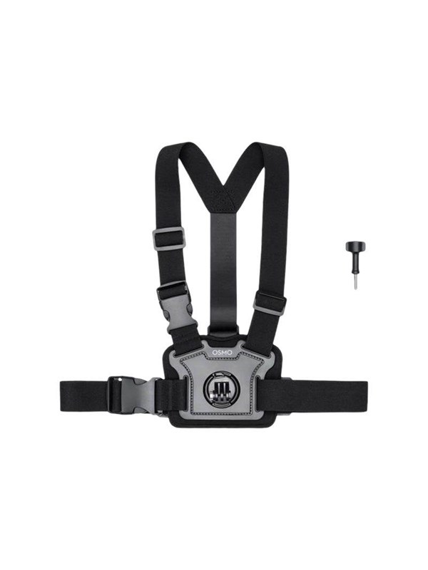 DJI Osmo Action Chest Strap Mount, Kameran kiinnitys, 216 g, Musta