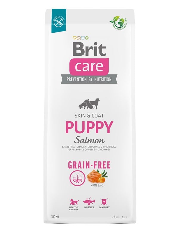 Brit Care Dog Grain-free Puppy Salmon 12 kg