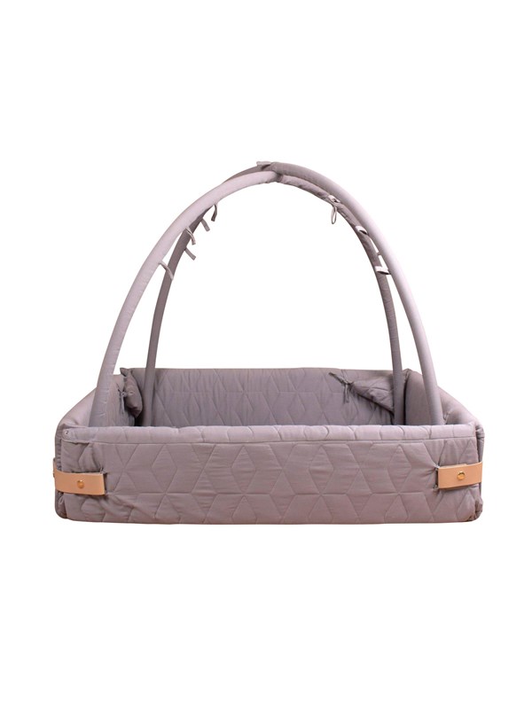 Filibabba Activity nest - Soft quilt dark Harmaa