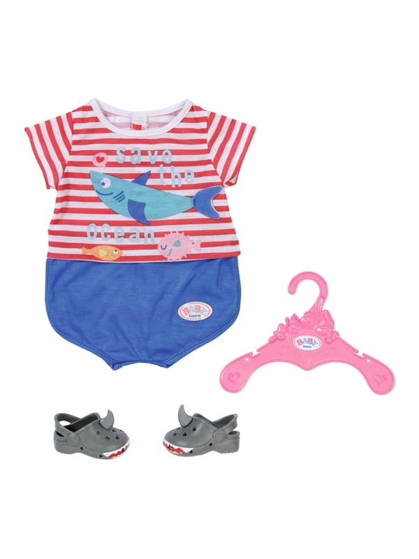 Baby Born Bath Pyjamas wShoes Sininen 43cm