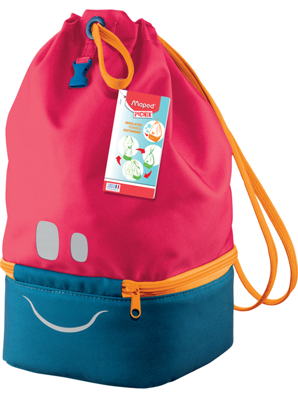 Maped Picnik Kids collection Lunch bag insulated in lower compartment. 4 carrying options