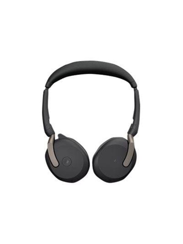 Jabra Evolve2 65 Flex -langaton stereokuulokemikrofoni + langaton latausalusta, musta