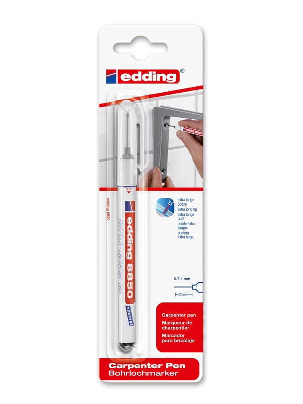Edding e-8850 carpenter pen Musta