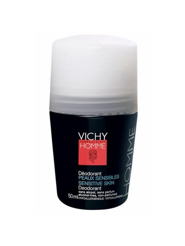 Vichy Homme Deo Roll On herkälle iholle 48h 50 ml