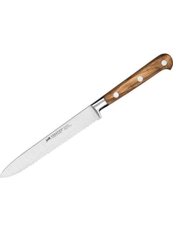 Lion Sabatier Tomato Veitsi Ideal Provence 12 cm Steel/Olivewood