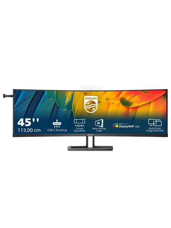 44.5" Philips 45B1U6900C - 6000 Sarja - LED monitor - curved - 45" - HDR