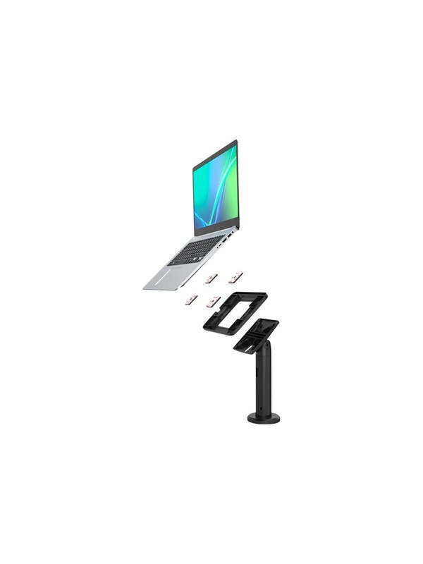 Compulocks Universal Invisible Mount Counter Stand 8"" - Max - recommended for