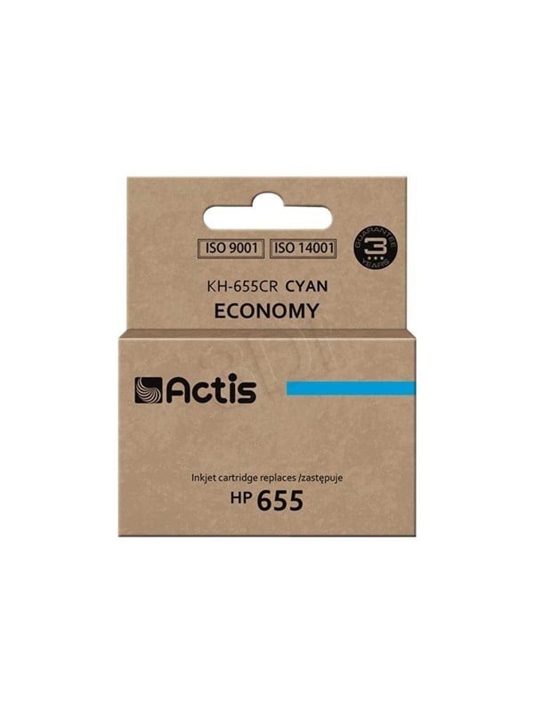Actis standard KH-655CR - cyan - refurbished - ink cartridge (alternative for: HP 655)