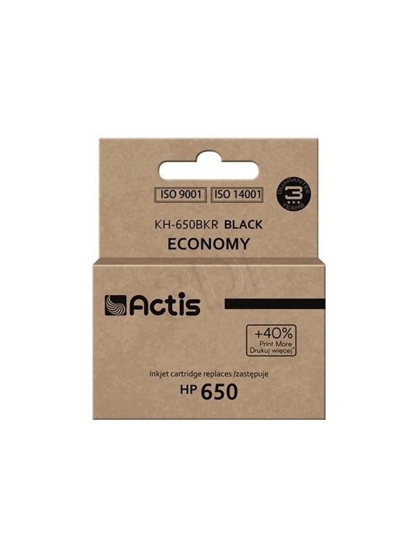 Actis standard KH-650BKR - black - remanufactured - ink cartridge (alternative for: HP 650 HP CZ101AE)