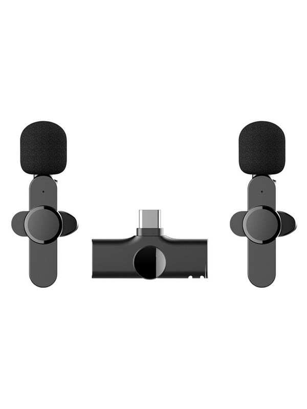 Lippa Dual Wireless Lavalier Microphone With USB-C Connector