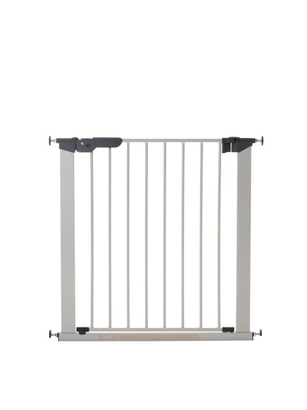 BabyDan Premier Safety Gate with 2 Extensions Silver 86-93.3 cm