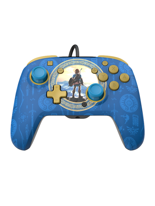 PDP Rematch - Hyrule Blue - Wired Controller - Nintendo Switch