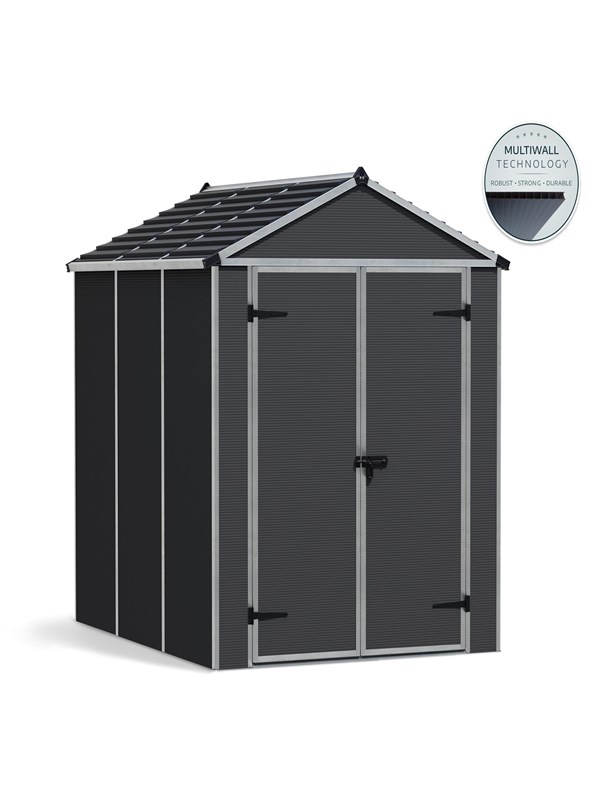 Canopia Shed Rubicon 4.2m2. Grey Palram
