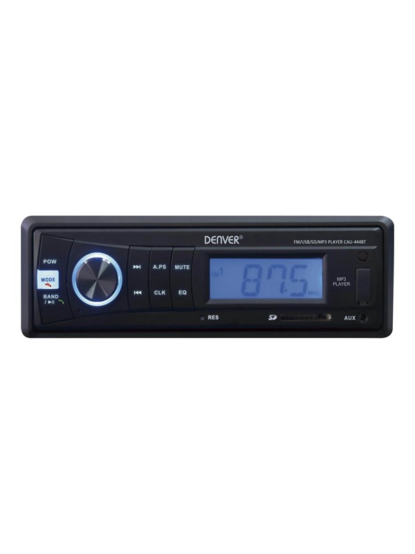 DENVER CAU-444BT - Car - digital receiver - in-dash unit - Single-DIN - Autoradion