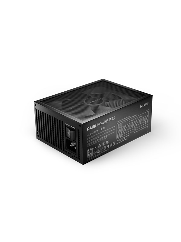 be quiet! Dark Power Pro 13 - 1300W Virtalähde - 1300 Watt - 135 mm - ATX - 80 Plus Titaani sertifioitu