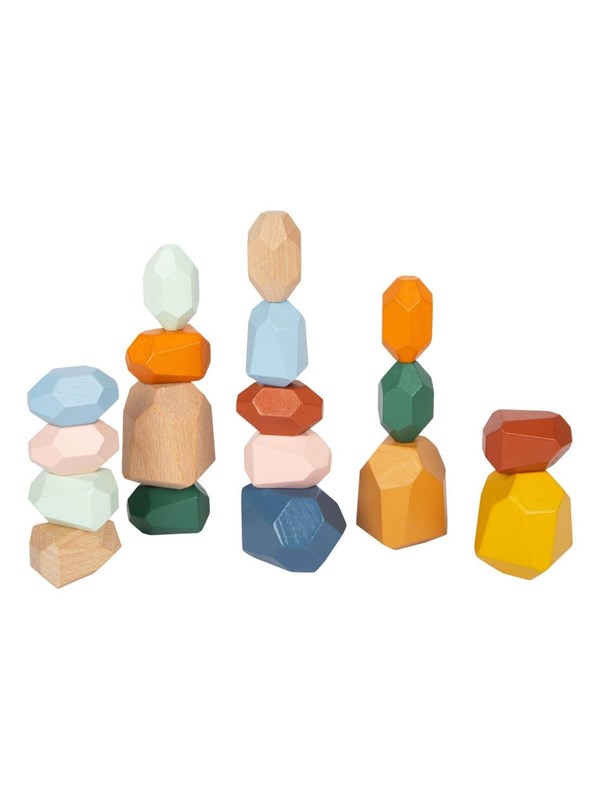 Small Foot Wooden Balance Blocks Safari 18 pcs.
