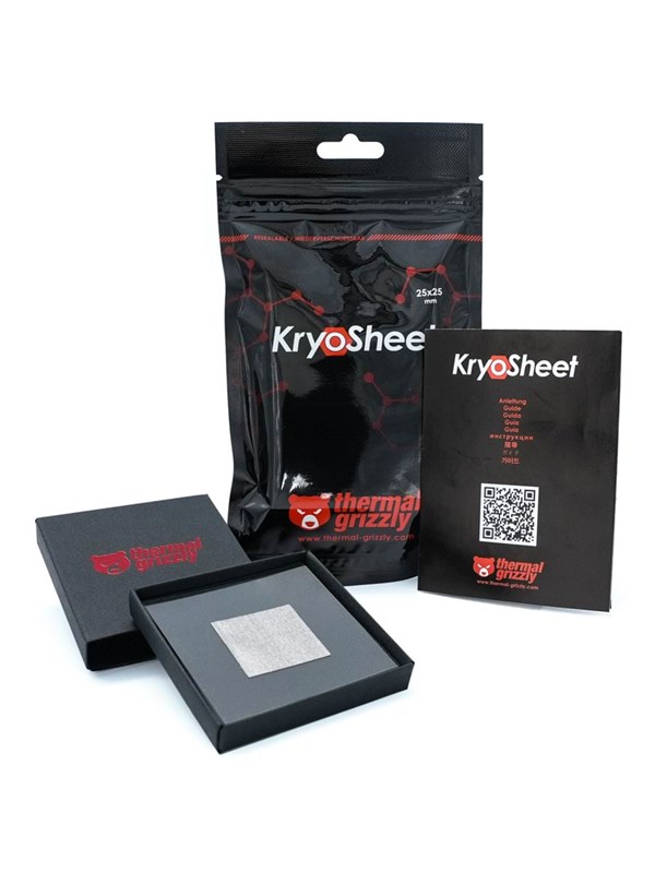 Thermal Grizzly KryoSheet thermal pad - 25 x 25 mm - Lämpölevy