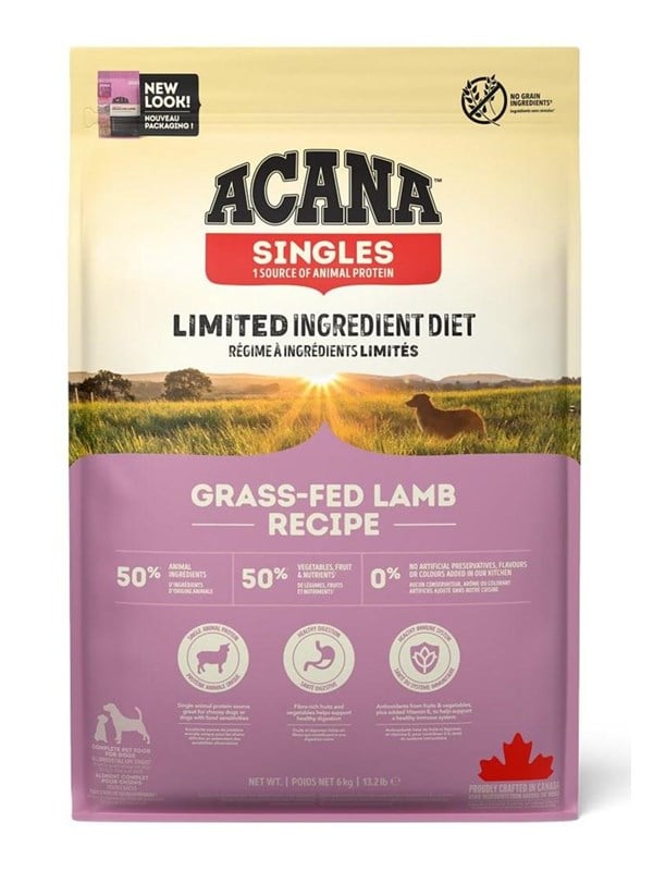 Acana Grass-fed Lamb Dry Dog Food 6 kg