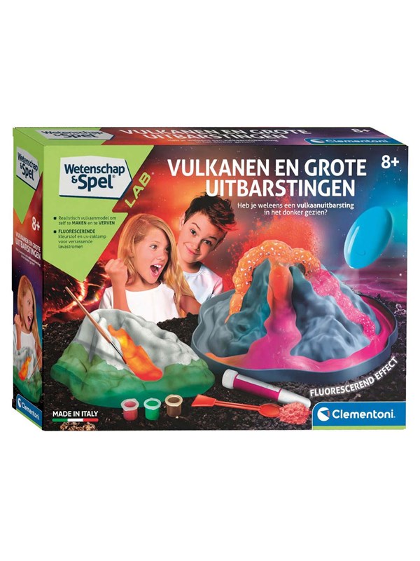 Clementoni Science & Play - Glow in the Dark Volcano