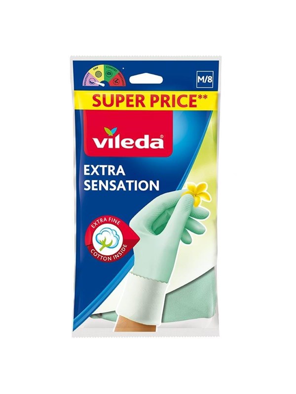 Vileda Extra Sensation Gloves ""M""