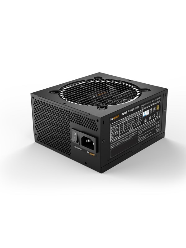 be quiet! PURE POWER 12 M 1200W  Virtalähde - 1200 Watt - 120 mm - ATX 3.1 - 80 Plus Kulta sertifioitu