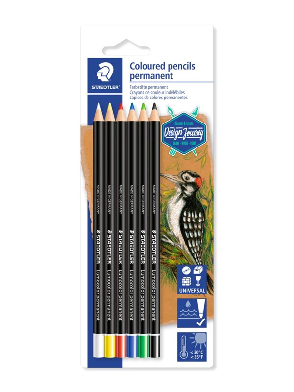 Staedtler Dry marker perm. 6 pcs 100% PEFC