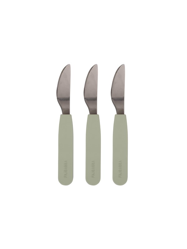 Filibabba Silicone knife 3-pack - Green