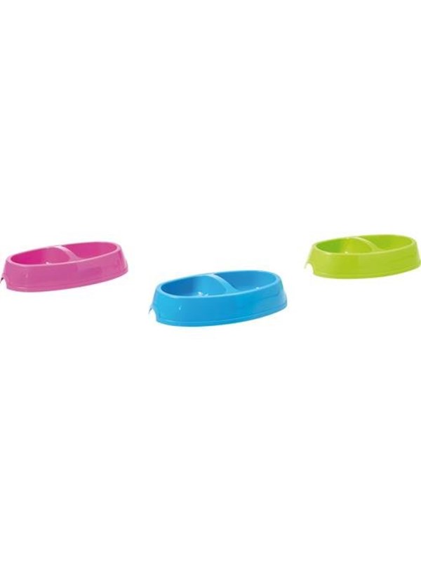 Savic Picnic Twin Dog Feeding Bowl 30.5 x 17 cm 2 x 0.4L