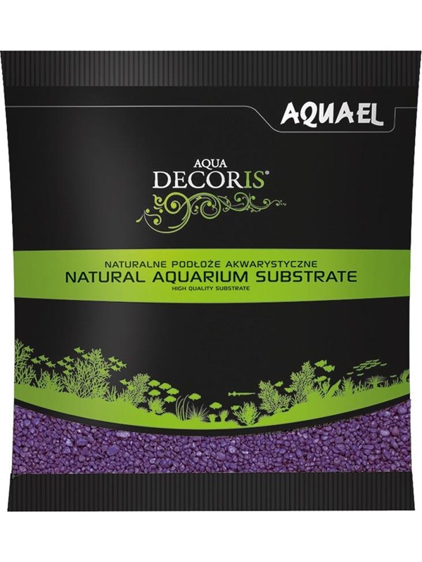 AQUAEL Aqua Decoris Pohjamateriaali Akvaarioon Liila 1kg