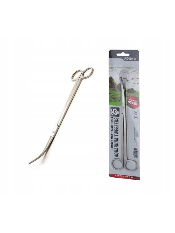AQUAEL Kaarevat Aquascaping-sakset 25cm