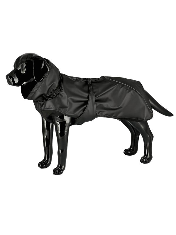 Dogman Dog Raincoat Aqua Black 30cm