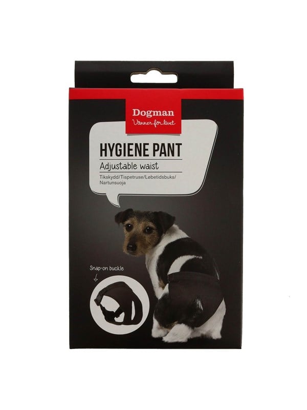 Dogman Adjustable Female Dog Diaper XS 16-28cm