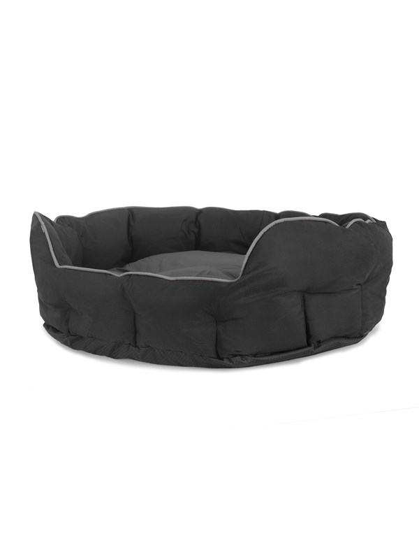Dogman Bed Buddy Oval Black M 60x50x22cm