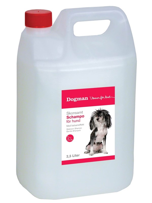 Dogman Hellävarainen Koirashampoo - Mieto ja Kosteuttava 2,5L