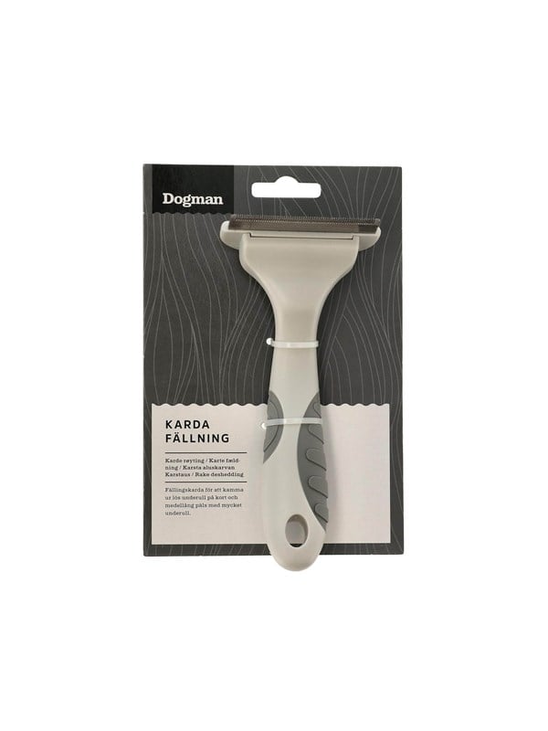 Dogman Karvanlähtökampa Irtonaisen Aluskarvan Poistamiseen Keskikokoinen 15.5x7.2cm