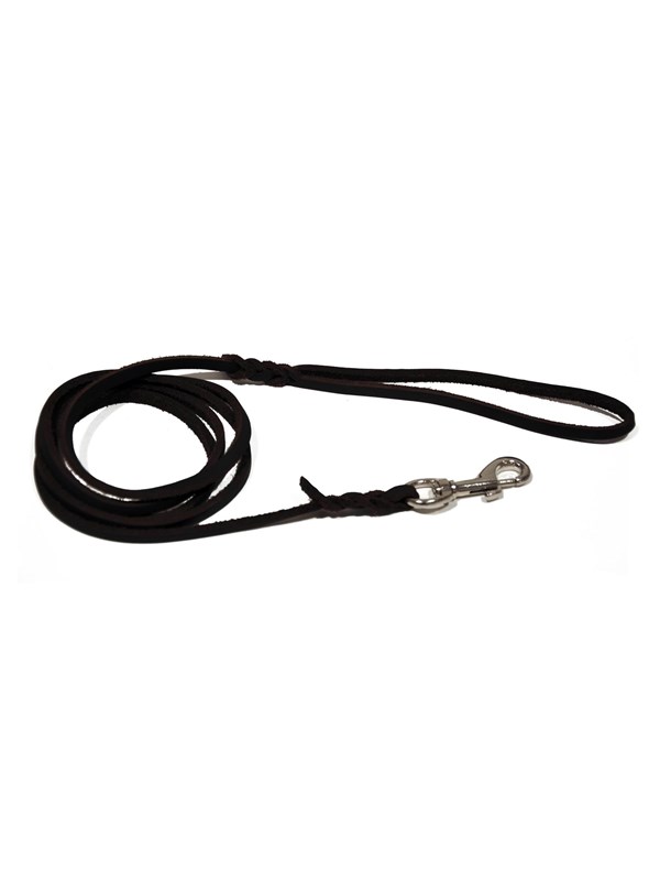 Dogman Leather Leash Lina Black M 12mm x 180cm