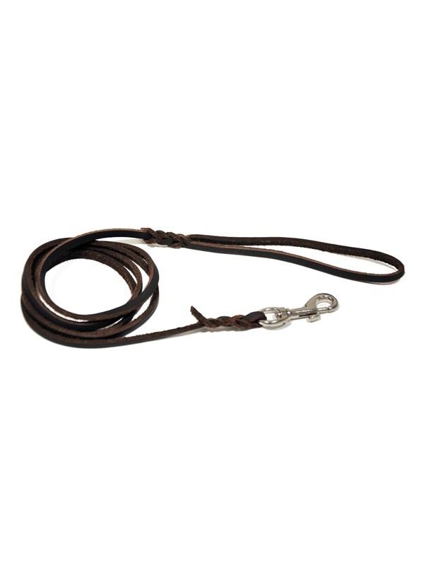 Dogman Leather Leash Lina Brown M 12mm x 180cm
