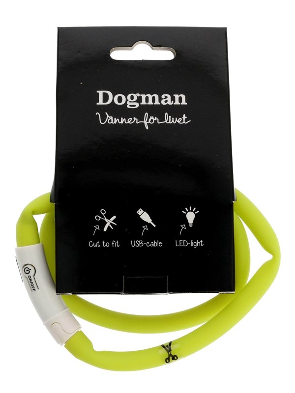 Dogman LED-valopanta silikoni keltain