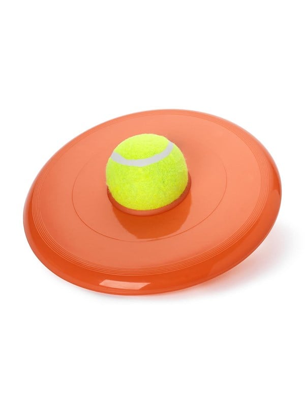 Dogman Frisbee Tennispallolla Mix Lajitellut Värit 22cm