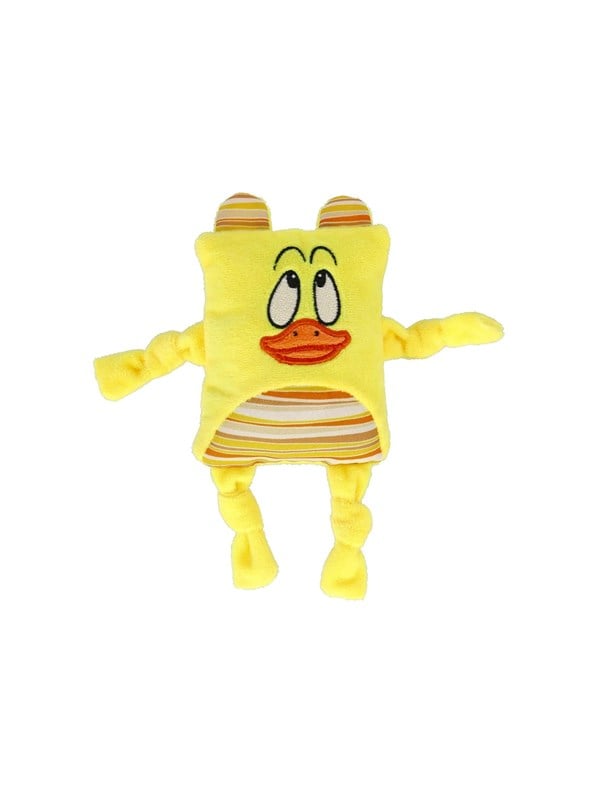 Dogman Keltainen Ducke Plutt Vinkuva Pehmo Koiranlelu 20cm