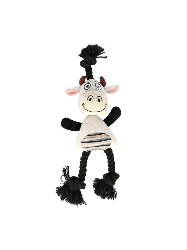 Dogman Koiranlelu Cowe Rep köysi-pehmolelu 40cm