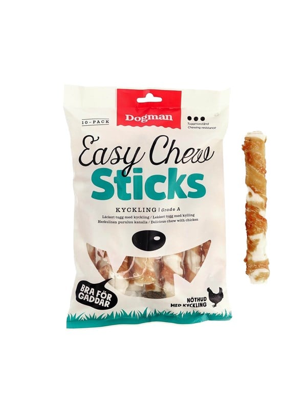 Dogman Koiranherkut Easychew Tikut Kana (10 kpl)